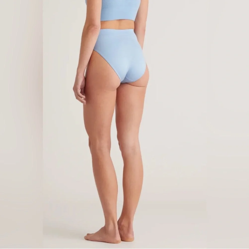 New Quince Smoothing Comfort High-Waisted Brief (6-Pack) French Blue Sz L